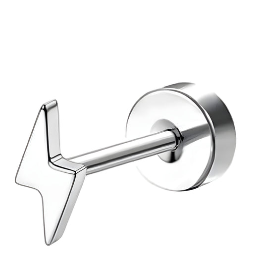 Lightning Bolt Flatback Stud — Adoria